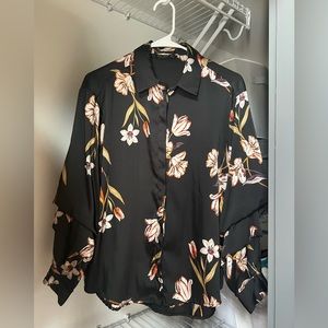 Zara blouse / button up shirt